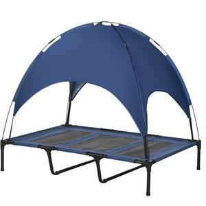 Elevated Dog Cot Bed with Canopy