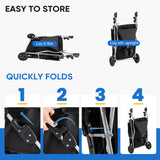 Foldable Pet Stroller for Small & Medium Pets