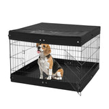 Foldable 4-Panel Dog Playpen with Cover