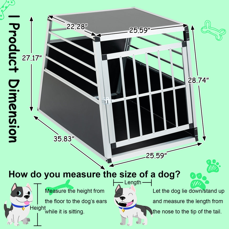 Aluminum Dog Travel Crate