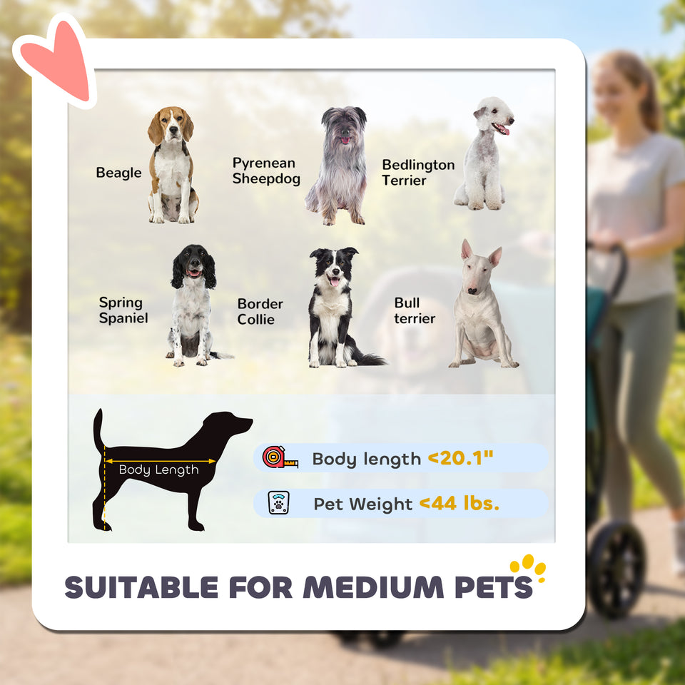 All-Terrain Foldable Dog Stroller