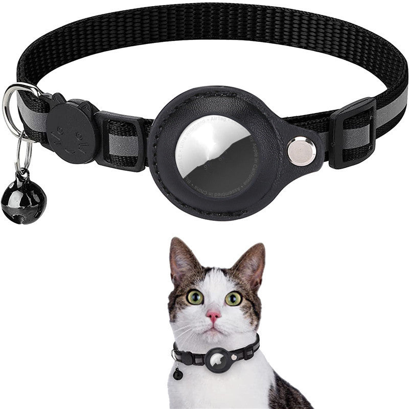 Reflective AirTag® Pet Collar with Waterproof Holder