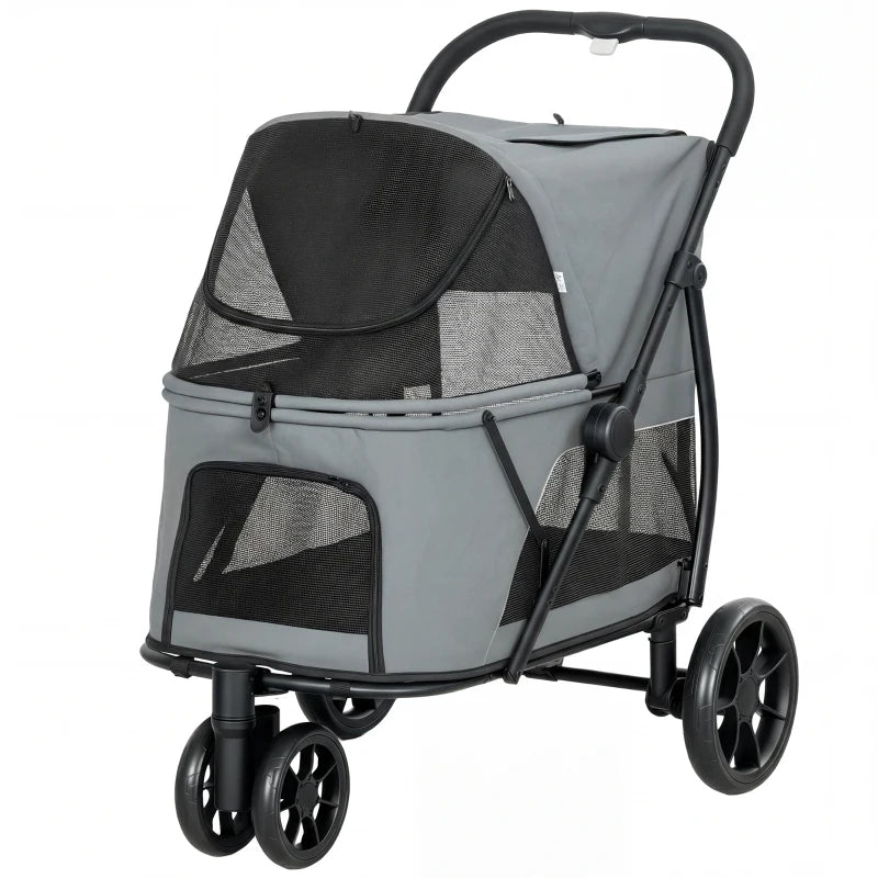 Folding Pet Stroller for Medium Dogs