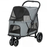 Folding Pet Stroller for Medium Dogs