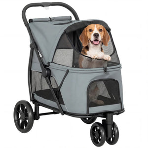 Folding Pet Stroller for Medium Dogs