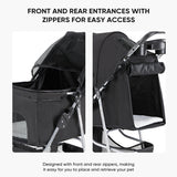 Foldable Pet Stroller for Small & Medium Pets