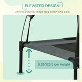 Elevated Foldable Pet Bed with Canopy