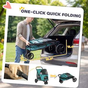 All-Terrain Foldable Dog Stroller