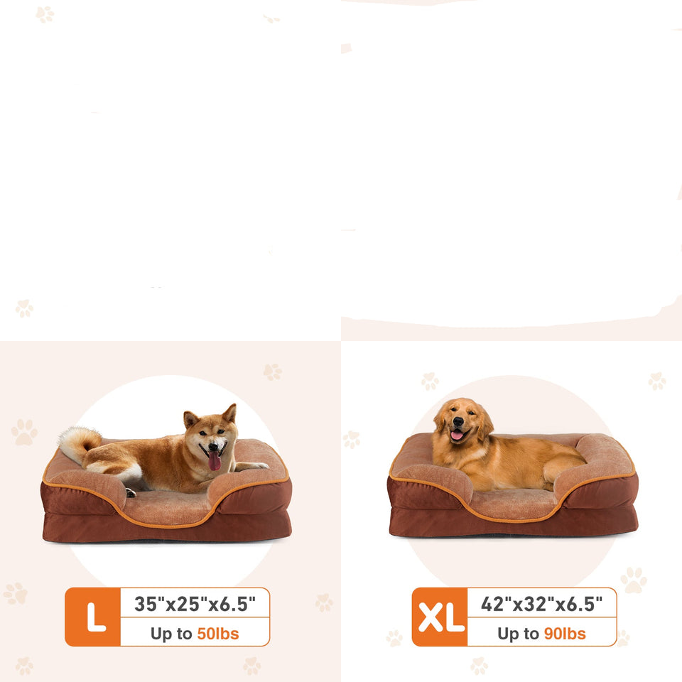 Orthopedic Dog Bed with Washable Cover