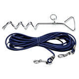30FT Ground Stake Dog Tie-Out Leash