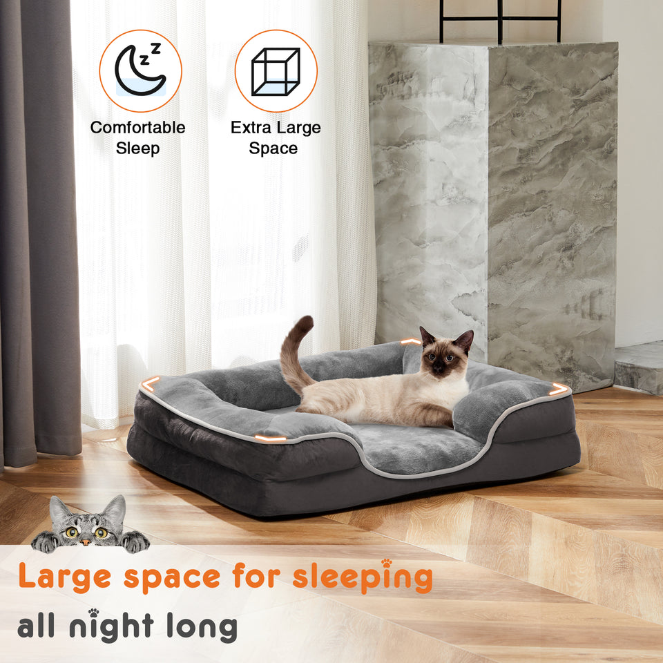 Orthopedic Dog Bed with Washable Cover