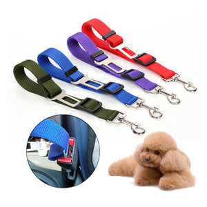Adjustable Nylon Dog Car Safety Seat Belt