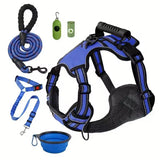 Multi-Functional Dog Harness Set with Leash & Bowl