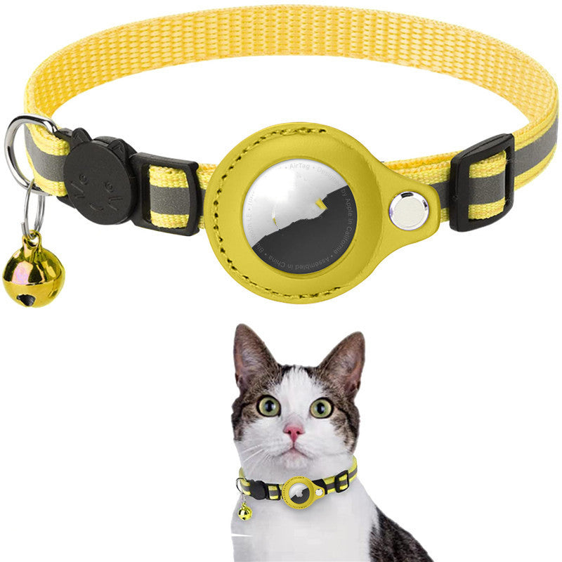 Reflective AirTag® Pet Collar with Waterproof Holder