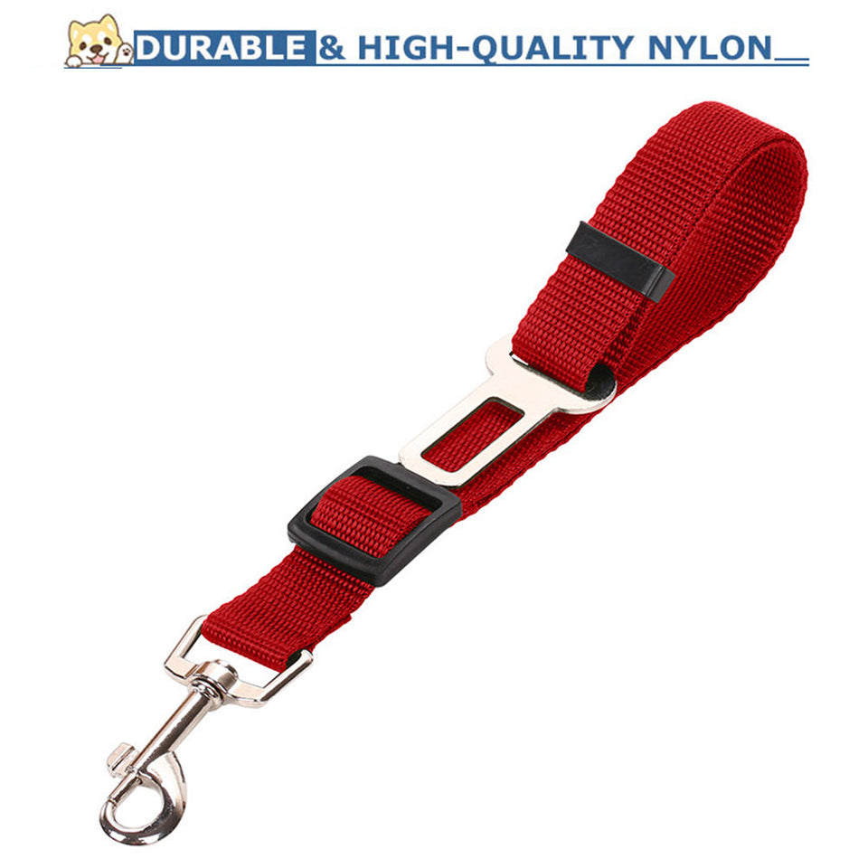 Adjustable Nylon Dog Car Safety Seat Belt