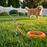 30FT Ground Stake Dog Tie-Out Leash