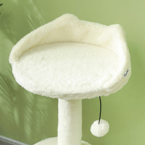 Multi-Level Cat Tree with Scratching Posts & Condo