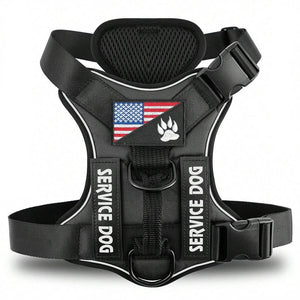 Reflective Breathable Dog Harness – Adjustable & Washable