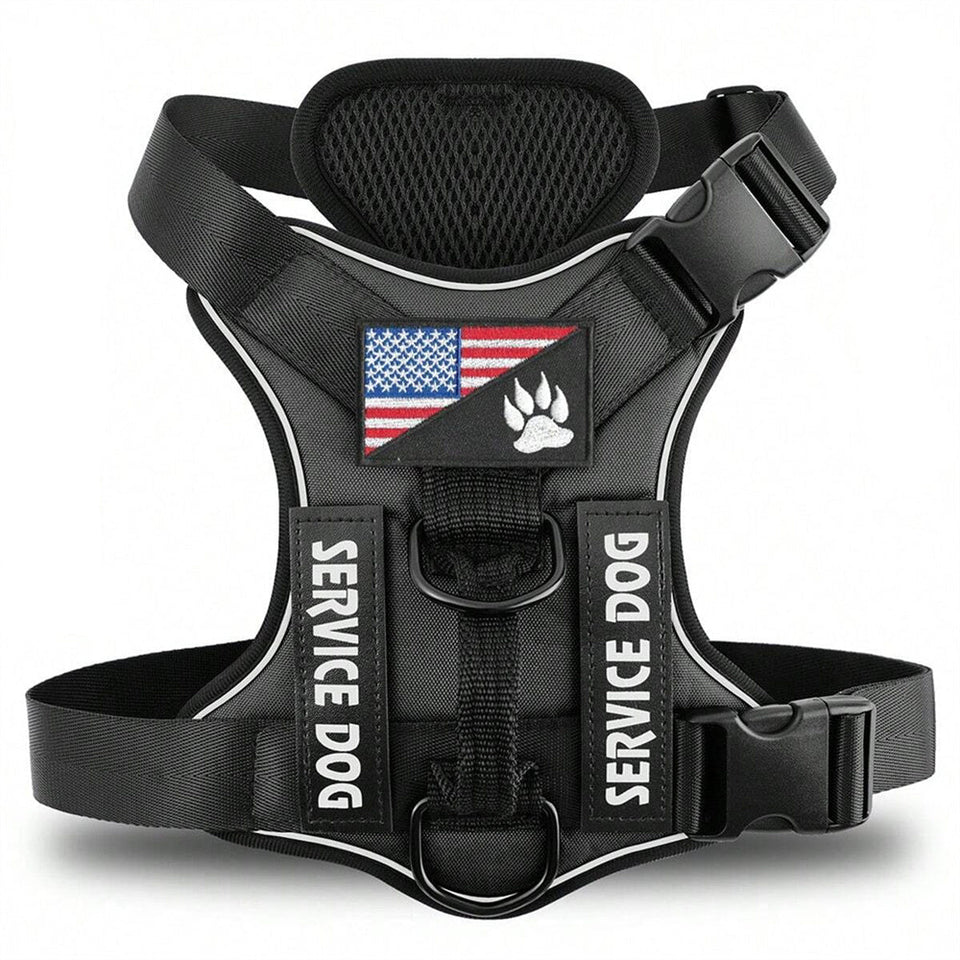 Reflective Breathable Dog Harness – Adjustable & Washable