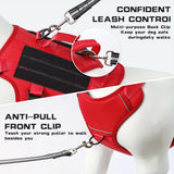 Heat-Resistant Tactical Dog Harness – No-Pull Adjustable Vest