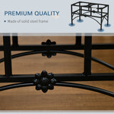 Elevated Dog Feeder with Stainless Steel Bowls
