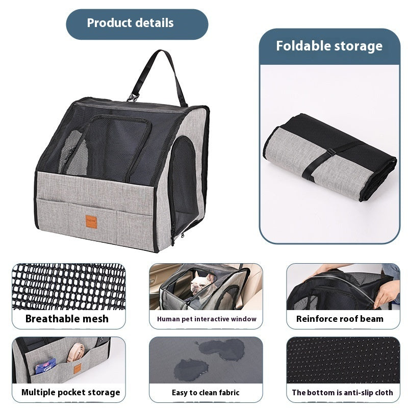 Waterproof Dog Car Booster Seat