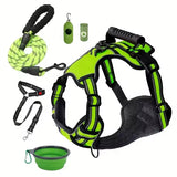 Multi-Functional Dog Harness Set with Leash & Bowl