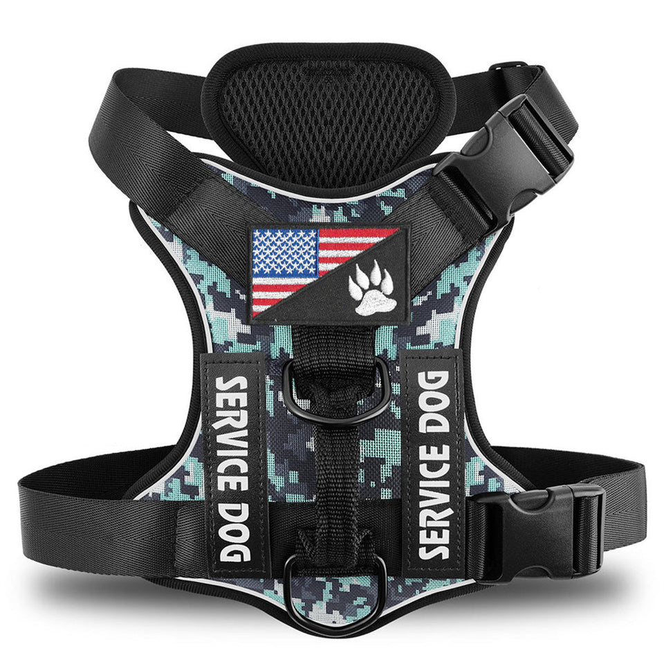Reflective Breathable Dog Harness – Adjustable & Washable