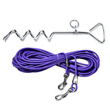 30FT Ground Stake Dog Tie-Out Leash