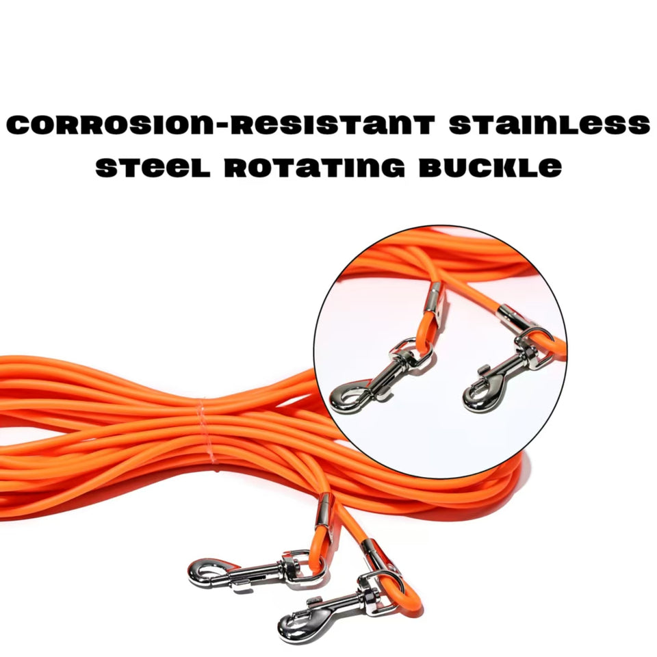 30FT Ground Stake Dog Tie-Out Leash