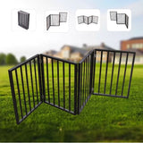 Foldable Wooden Pet Gate – No Installation Required