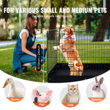 Foldable 4-Panel Dog Playpen with Cover