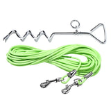 30FT Ground Stake Dog Tie-Out Leash
