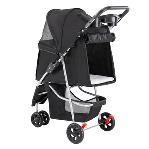 Foldable Pet Stroller for Small & Medium Pets