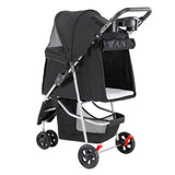 Foldable Pet Stroller for Small & Medium Pets