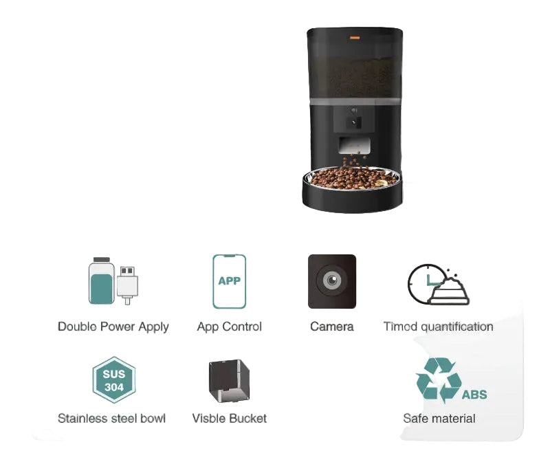 Smart Pet Feeder with HD Camera